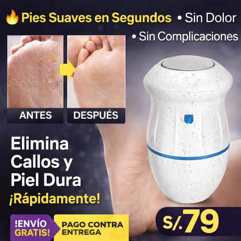 REMOVEDOR ELÉCTRICO DE CALLOS - SUAVISA TUS PIES Y ELIMINA ESOS CALLOS